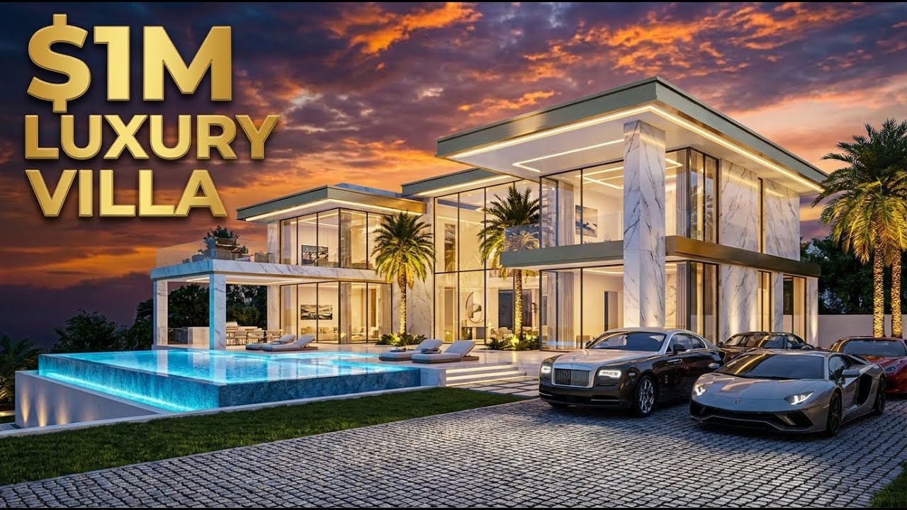 $1M Luxury Villa Tour | Inside the Most Expensive Modern Mansion