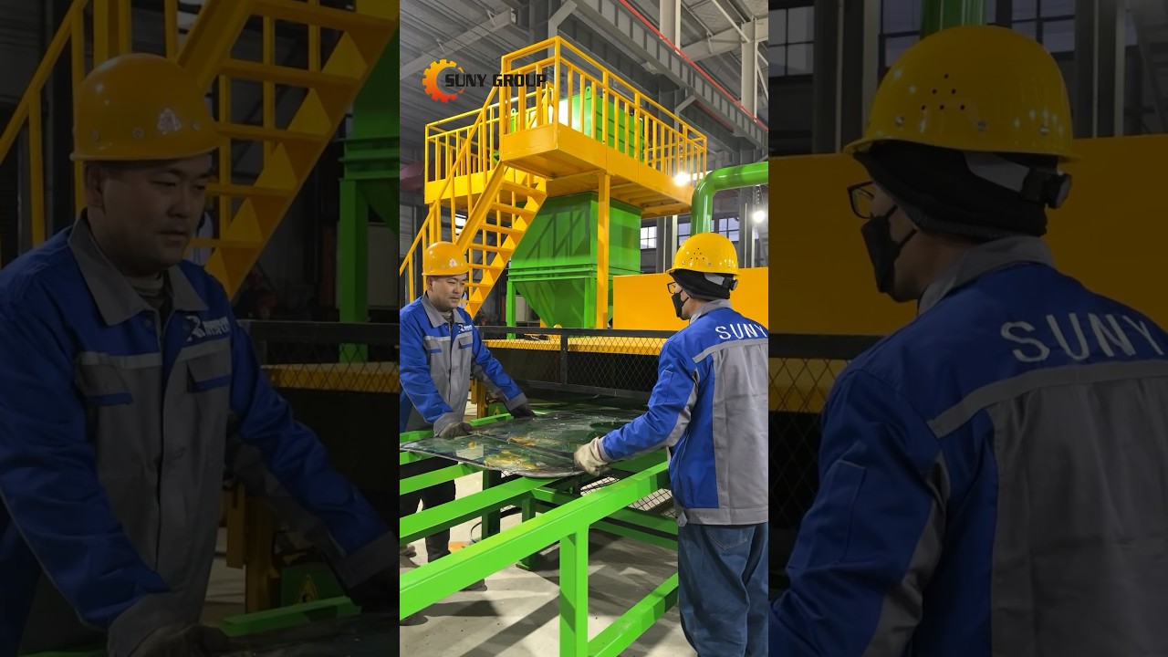 Auto Windshield Recycling Machine 