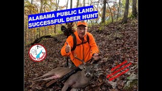 Alabama Public Land Deer Hunt 2024  Successful Buck harvest on Alabama Public Land