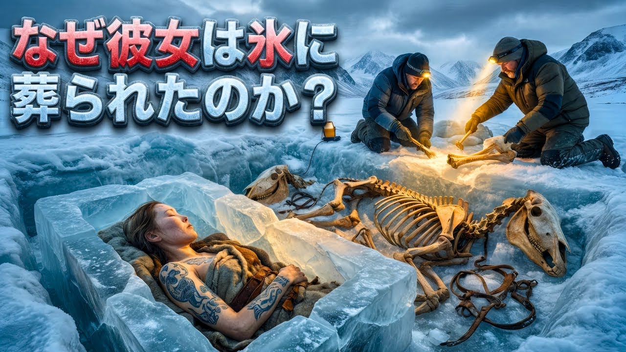 2500年前のアルタイに眠るウコクの王女！永久凍土が守った刺青の化石記録とは？