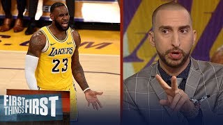 Nick Wright And Cris Carter React To Lebron, Lakers 0-3 Start Nba First Things First