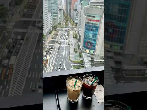 툴리스커피 Tully’s Coffee우메다 한큐빌딩점#오사카카페추천 #오사카여행 #오사카전망좋은카페