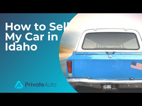 Idaho Auto Bill Of Sale