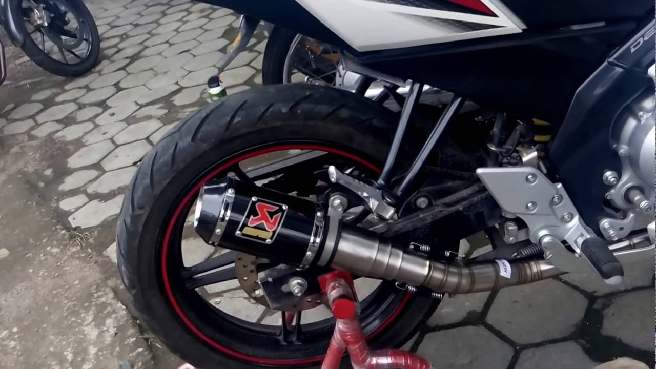 Vixion New Lighting Knalpot Akrapovic Gp Lorenzo Mantab YouTube