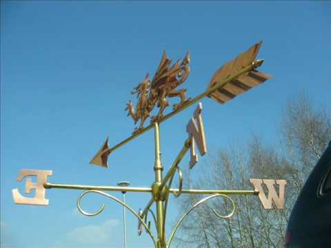 Welsh Dragon Weathervane Stan Jankowski.wmv
