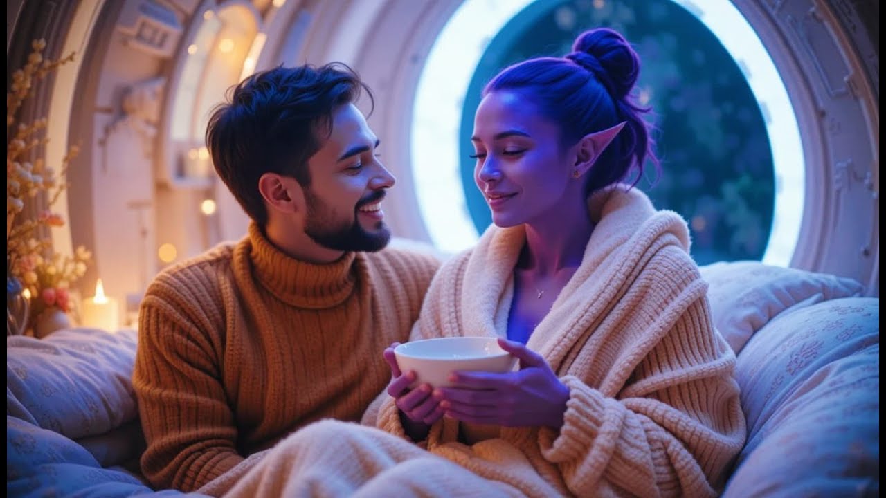 Alien girl Learns The True meaning of Family through a human love and care.