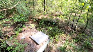 Huge 160 Year Old Cemetery Found In The Woods!