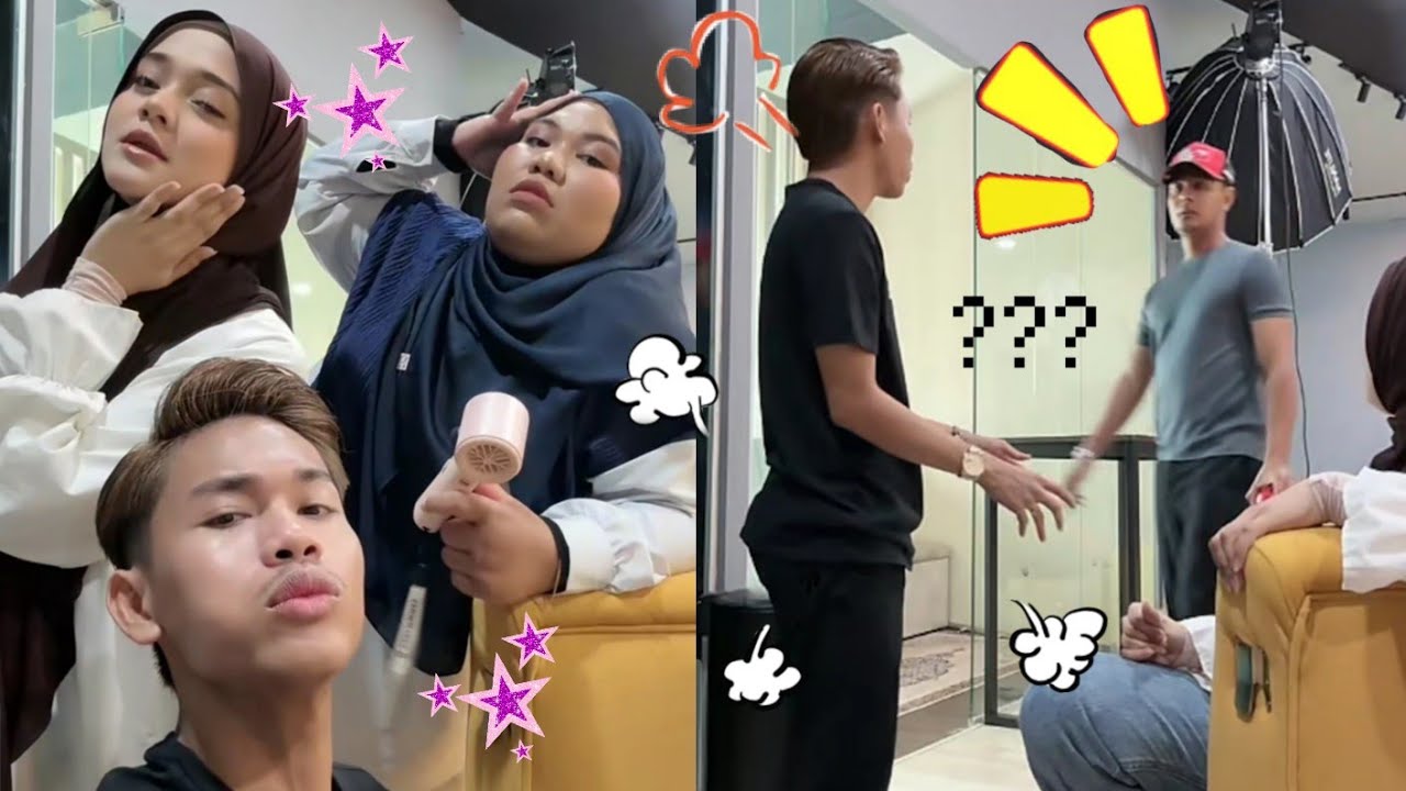 Daus bagi pickupline dekat lukman, daus lari takut dengan alief irfan....