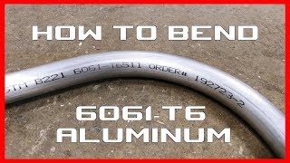 How to bend 6061 t6511 Aluminum RMW Vlog  134