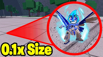 Testing EVERY *NEW* ATTACK at 0.1x Size In Roblox Strongest Battlegrounds!