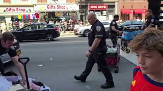 Canal Street RAID of Counterfeit Sales, NYPD chase suspects in NYC 