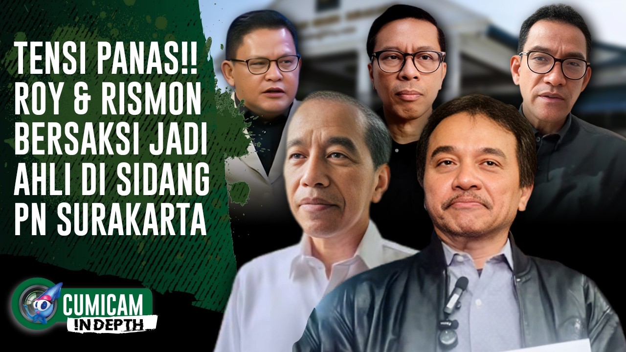 Tensi Panas! Roy Suryo & Rismon Jadi Saksi Ahli Sidang Gugatan Ijazah Jokowi Di PN Solo | INDEPTH