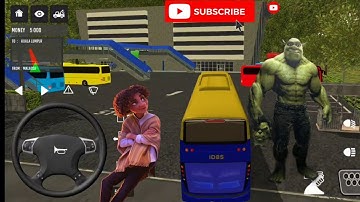 Bus Simulator Malaysia Euro Coach bus driving | 2024 Malaysia Bus simulator -Android gameplay