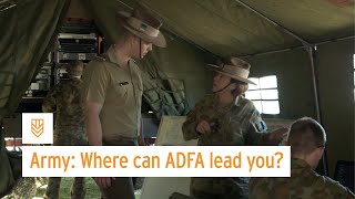 Army: Where can ADFA lead you?