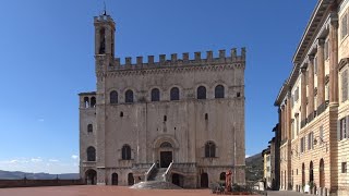 'Gubbio'. (Cittadina Medievale). Perugia. Italia in 4K