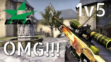 Cache / 1v5 With Insane AWP Shots