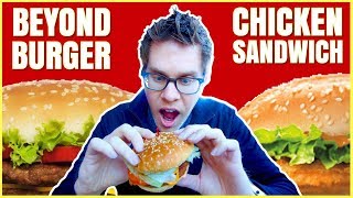 Veggie Grill Taste Test: The Beyond Burger vs Vegan Chicken Sandwich