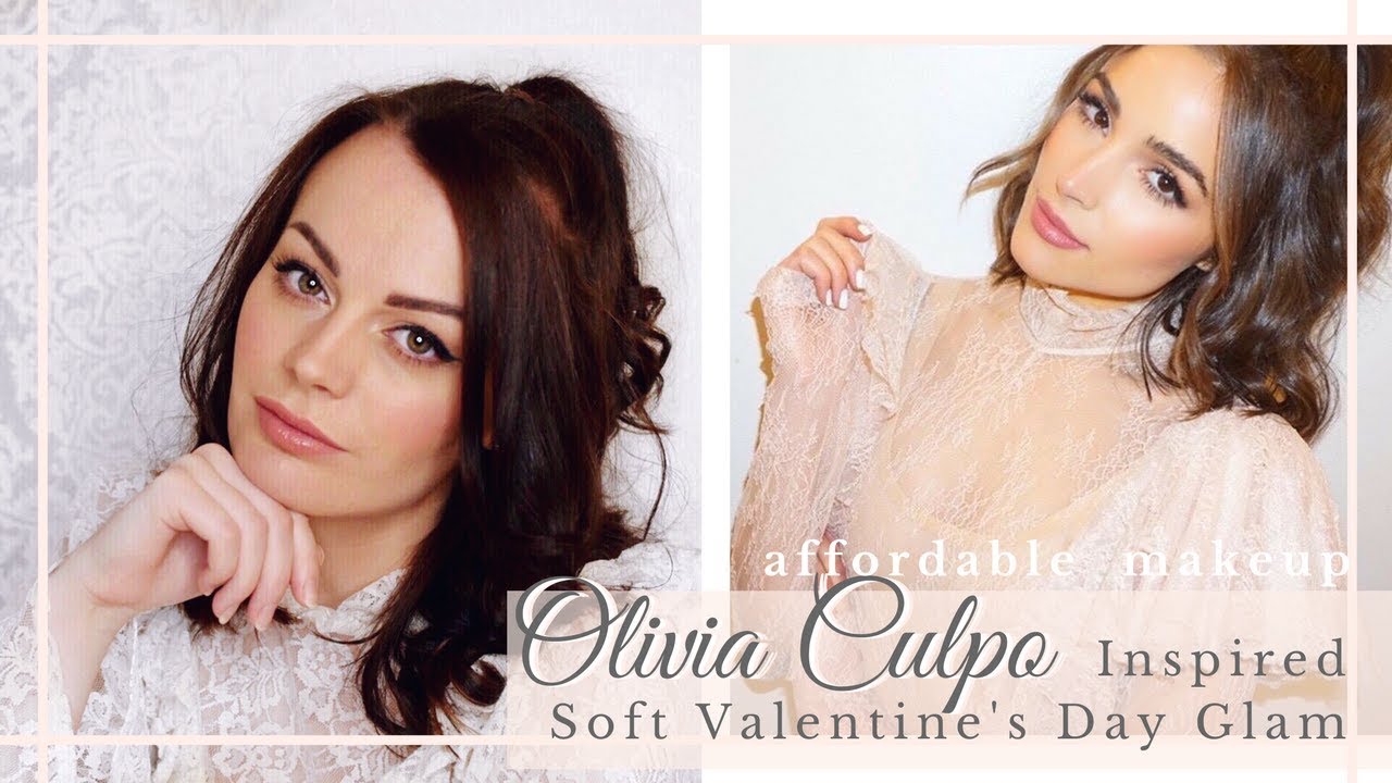 OLIVIA CULPO INSPIRED SOFT VALENTINES DAY GLAM MAKEUP LOOK