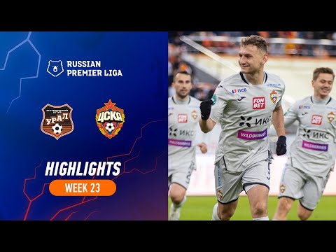 Ural CSKA Moscow Goals And Highlights