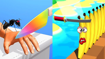 📌 Satisfying Mobile ASMR Flying Cut VS Slice it all Games All Level Gameplay Relaxing Gaming