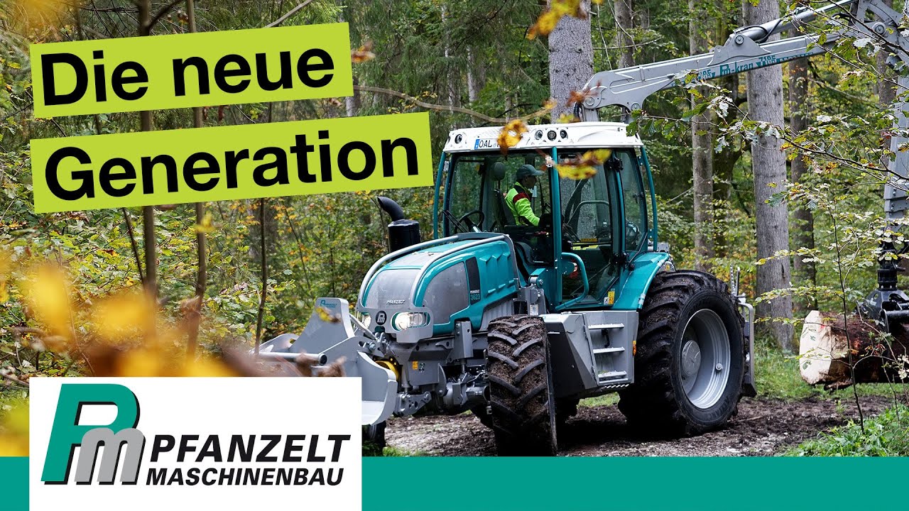 Der beste und stärkste Pm Trac beim Holzrücken, Forstfräsen, Landschaftspflege | die Generation 36