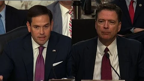 Sen. Rubio questions Comey on leaks