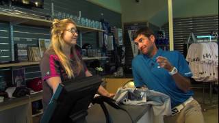 Bubba Watson at the Bait & Tackle Team Store