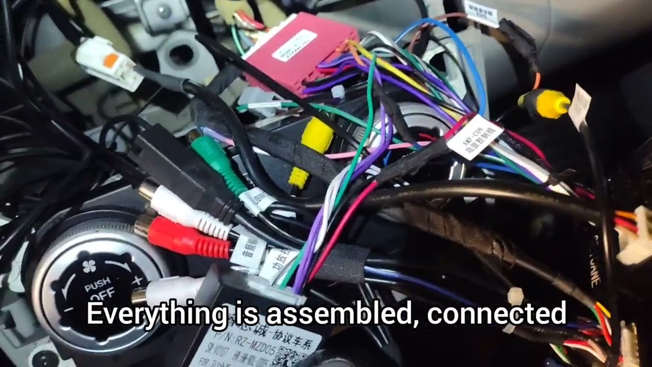 Установка андроид магнитолы Mazda CX 7.