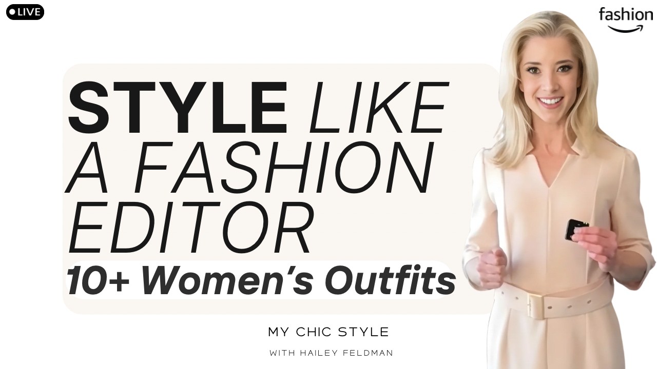 How to Style Like a Fashion Editor | Women's Outfits Styled Amazon Live Fashion