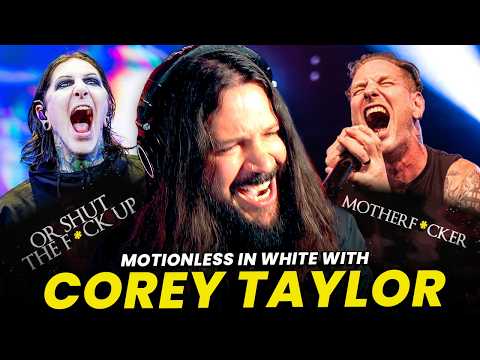 THIS NEEDED TO BE SAID! Motionless In White "Playing God" Ft. Corey Taylor Reaction