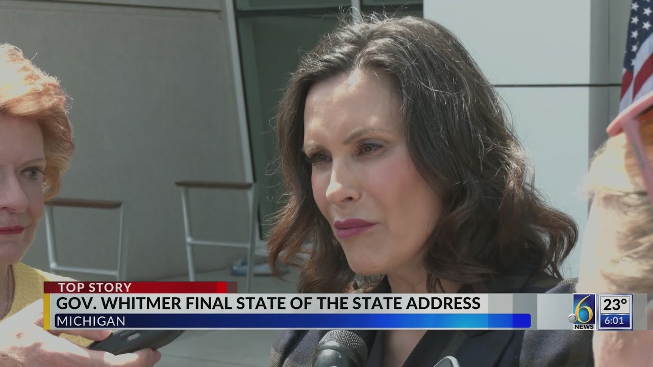 Gov. Whitmer to deliver final State of the State address - YouTube