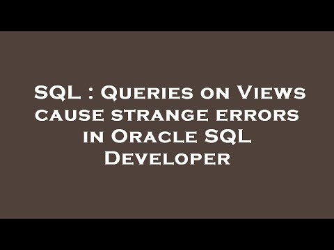 SQL : Queries