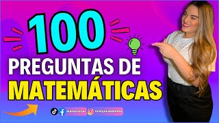 100 Preguntas de Matemáticas nivel primaria | Ponte a prueba🤓🧠