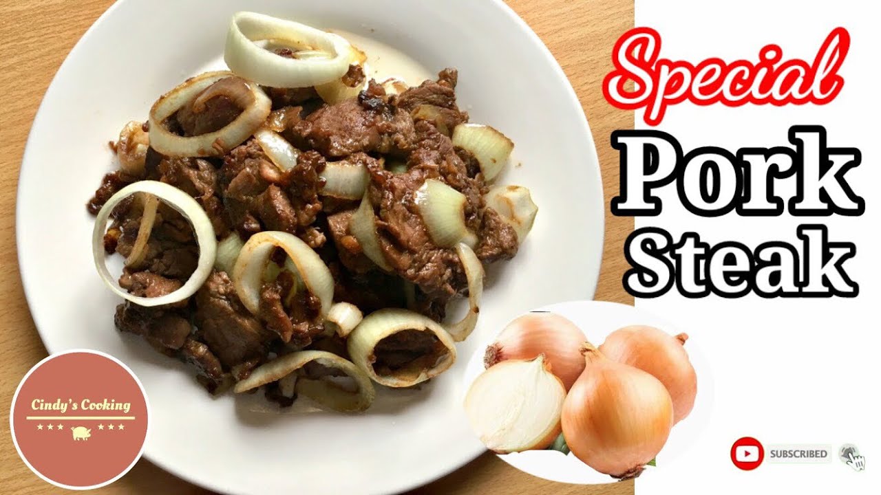 How to cook Pork Tenderloin Steak | Pork Bistek Special | Easy Recipe