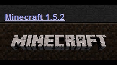 MineCraft Server 1.5.2 MultiPlayer Setup