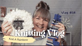 Knit A Rainbow Vlog Episode 38 Vogue Knitting Live 2025 Colorwork KAL A Special Birt ay