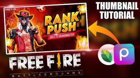 Make This Awesome Free Fire Thumbnail In Picsart 🔥 Free Fire Thumbnail Kaise banaye