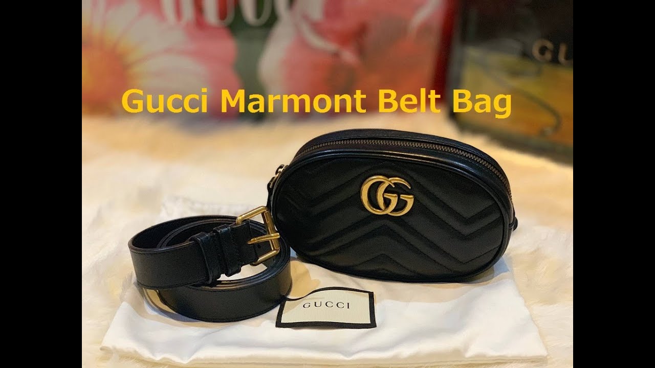 gucci marmont belt bag review