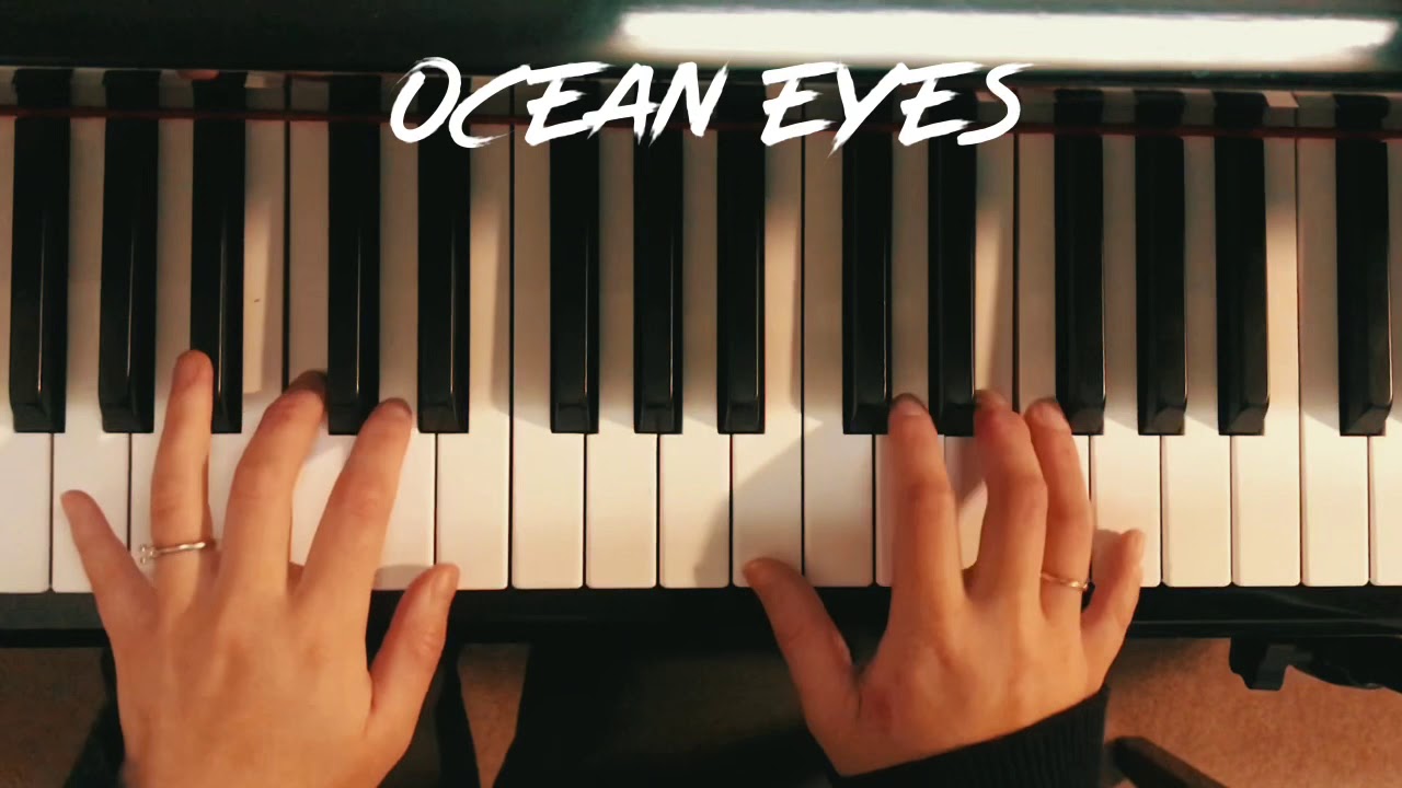 Billie Eilish Ocean Eyes Piano