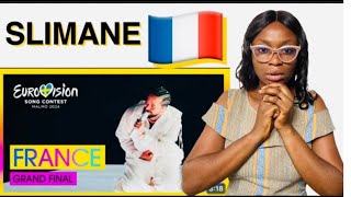 Reacting to SLIMANE - Mon Amour (LIVE) | France 🇫🇷 IFinal | Eurovision 2024