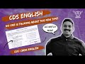LATEST AND NEW ENGLISH PATTERN ALERT! | Common Words usage | TARGET CDS 2 2025