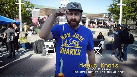 Nathan Crissey shows his Magic Knot yo-yo trick
