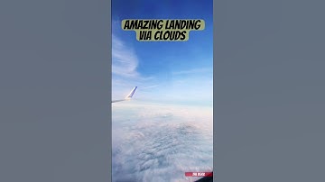 Amazing landing via clouds | Time lapse | #landing #timelapse #gangster