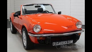 Triumph Spitfire 1500 Cabriolet 1979 -VIDEO- www.ERclassics.com