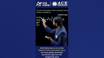 Problem on Divisibility by Aditiya Sir  | EAMCET Online Recorded Course | #aceonlineeamcet-ts-ap
