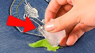 COMO QUITAR UN CHICLE LA ROPA, QUE NO HACER - YouTube