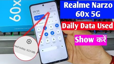 Realme narzo 60x me daily data use Kaise dekhe | realme narzo 60x 5g data usage setting