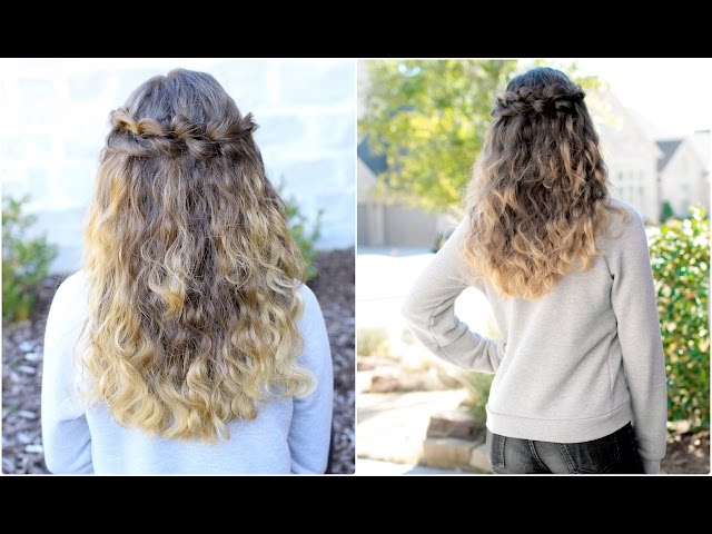 Puffed Loop Braid Cute Girls Hairstyles Youtube
