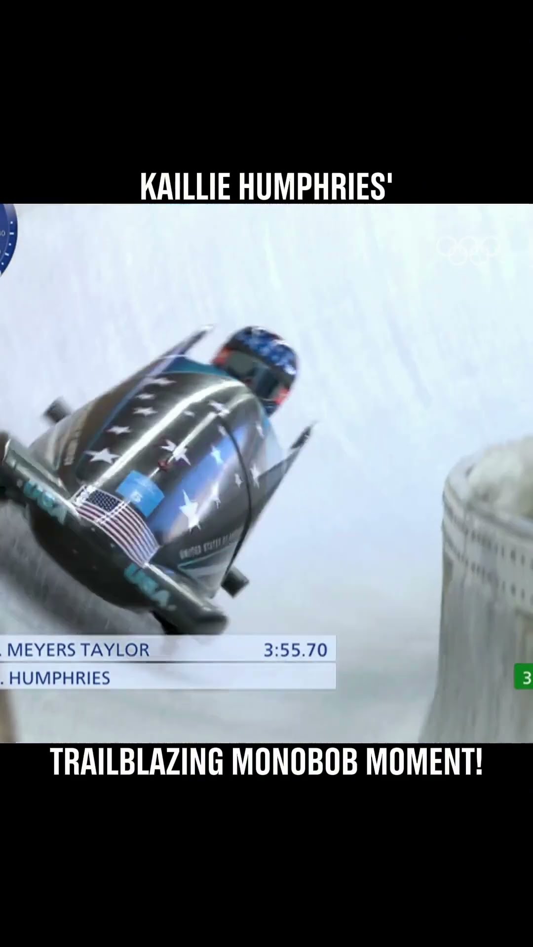 The moment Kaillie Humphries slid to an iconic debut monobob gold at Beijing 2022. ? #Beijing2022
