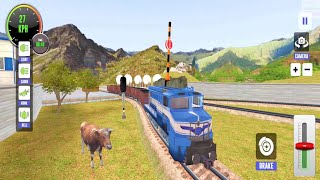 Goods Train Driving in Train Driver Racing 3D Free - #2 Android Gameplay Video | Train Wala Game screenshot 4